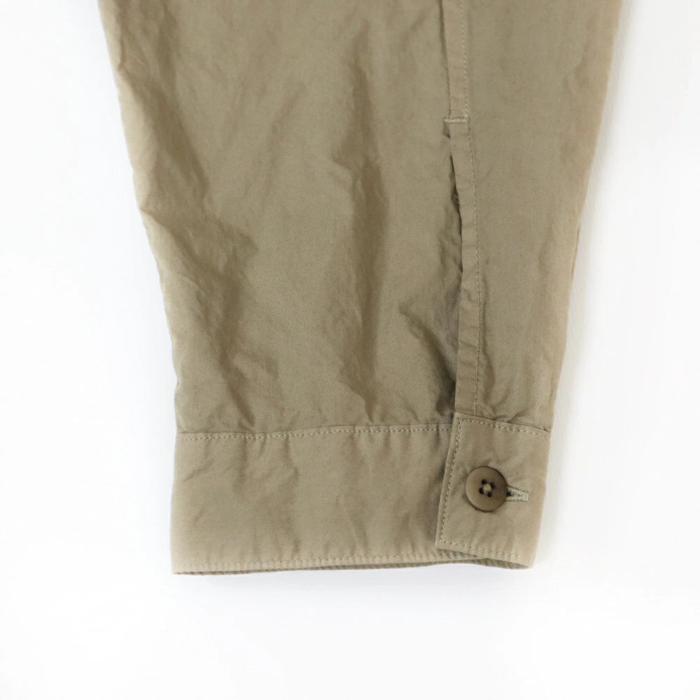 STILL BY HAND(スティル バイ ハンド)Garment-dye Over Shirt ガーメントダイ オーバー スキッパーシャツ【SH03251】