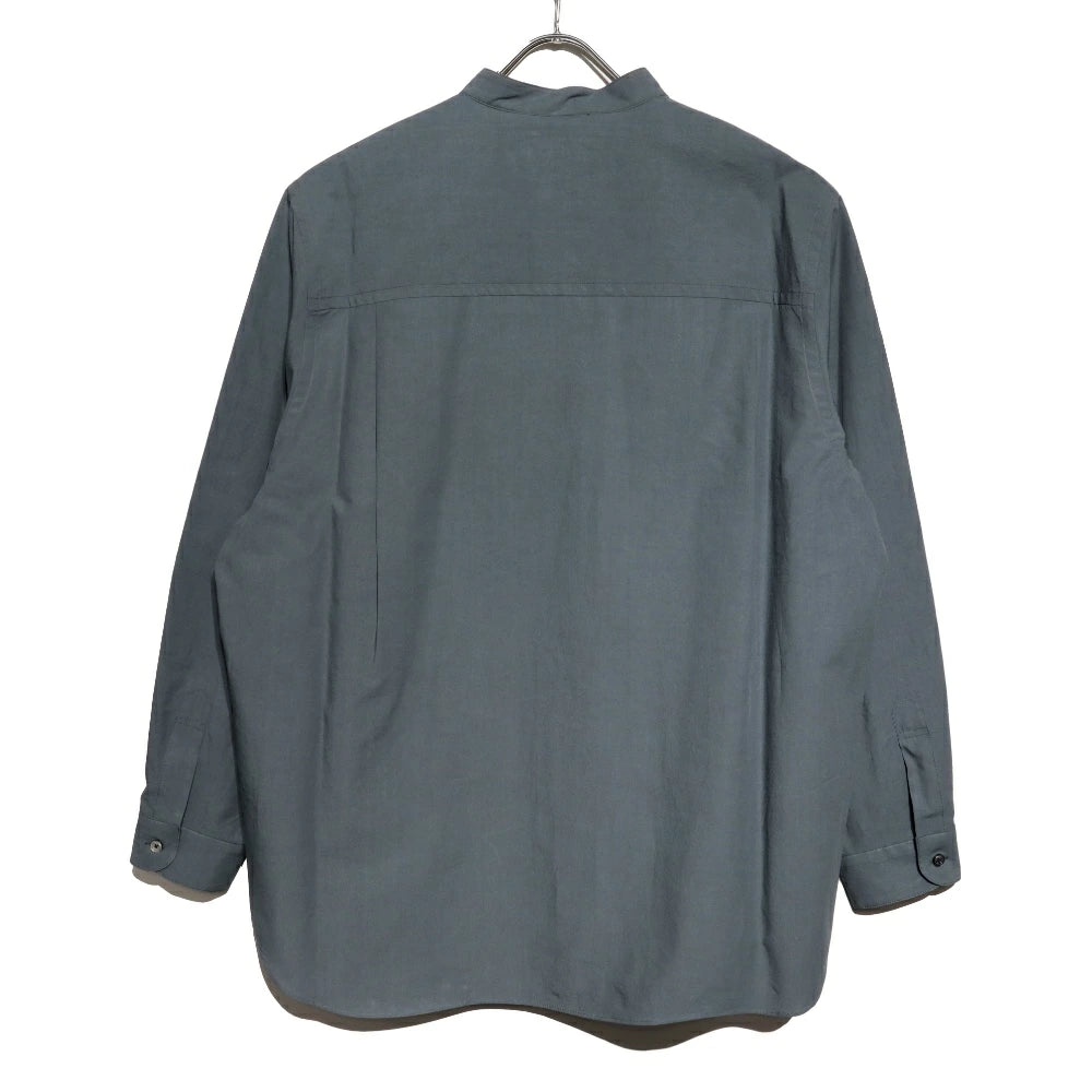 STILL BY HAND(スティル バイ ハンド)Cotton Linen Band Collar Shirts コットンリネン バンドカラー シャツ【SH02251】