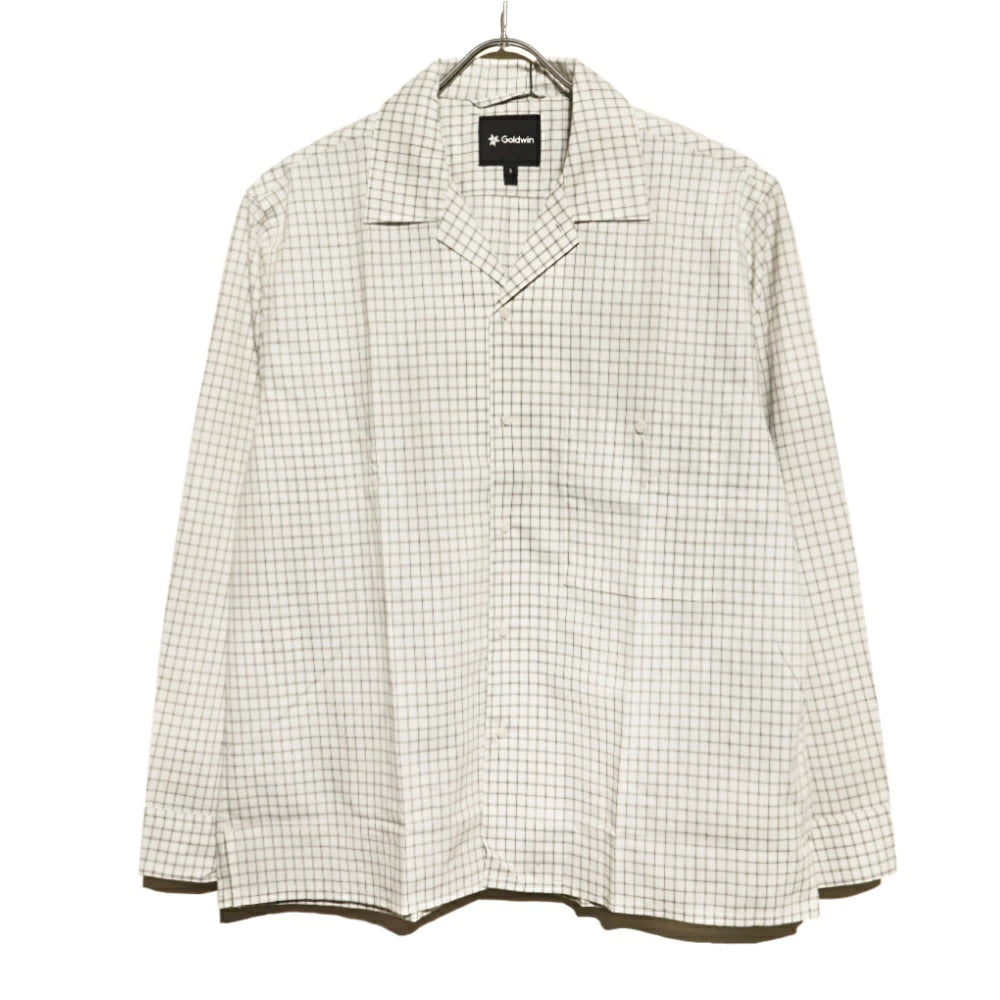 Goldwin(ゴールドウィン)ユニセックス ペーパー/リネン プラッド シャツ Pepar/Linen Plaid Shirts【GL55142】