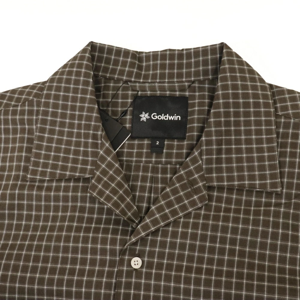 Goldwin(ゴールドウィン)ユニセックス ペーパー/リネン プラッド シャツ Pepar/Linen Plaid Shirts【GL55142】