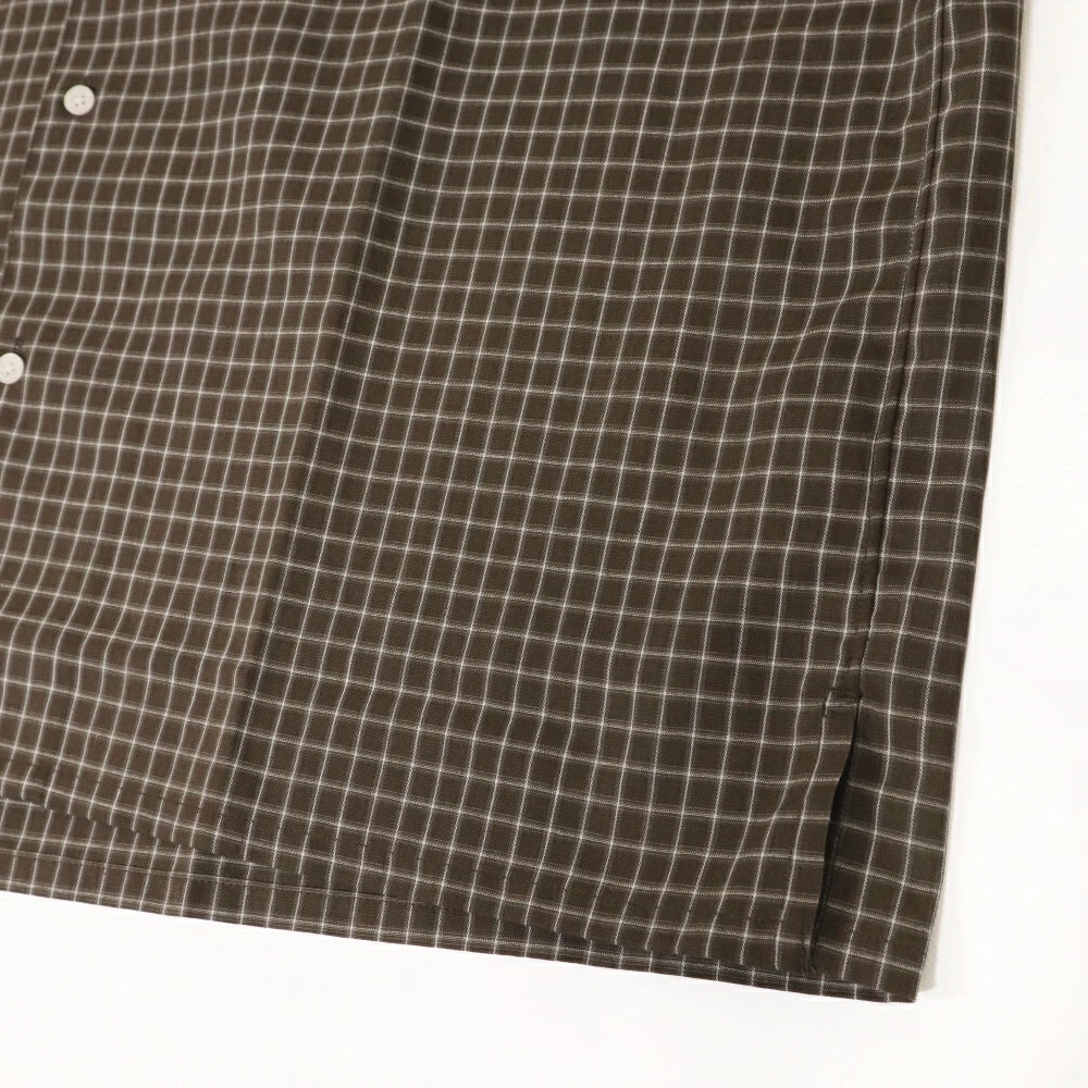 Goldwin(ゴールドウィン)ユニセックス ペーパー/リネン プラッド シャツ Pepar/Linen Plaid Shirts【GL55142】