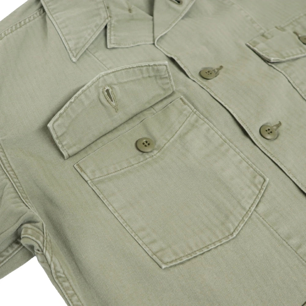 orSlow(オアスロウ)4Pocket U.S Army Shirts Jacket 4ポケット U.Sアーミー シャツジャケット【01-8346-16】