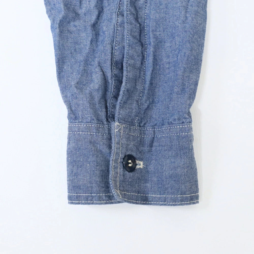 orSlow(オアスロウ)Relax Fit Chambray Work Shirts リラックスフィット シャンブレーワークシャツ【01-8270-84】