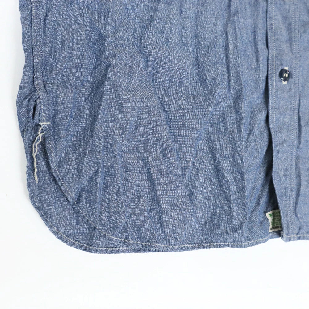 orSlow(オアスロウ)Relax Fit Chambray Work Shirts リラックスフィット シャンブレーワークシャツ【01-8270-84】