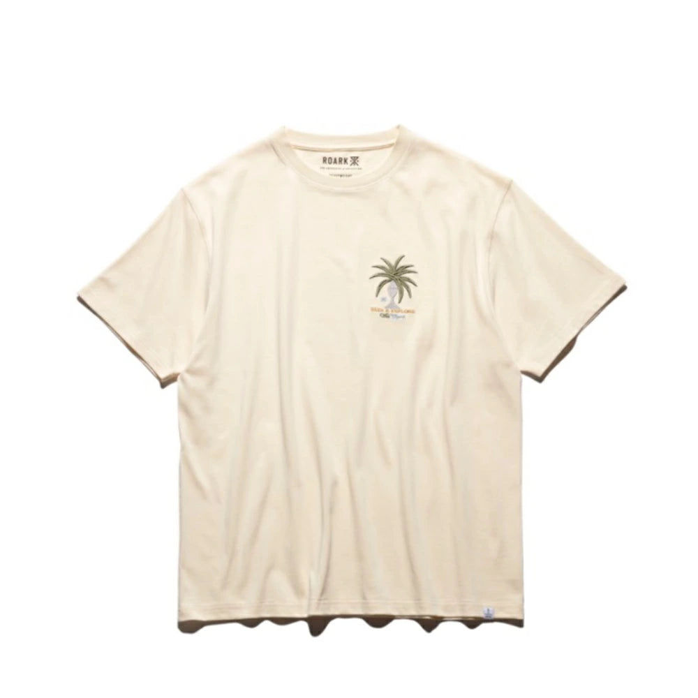ROARK REVIVAL(ロアーク リバイバル)"SEEK & EXPLORE" 9.3oz H/W TEE 【RTJHW1102-NAT】