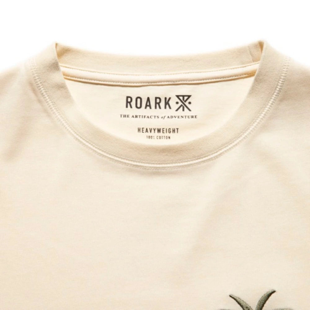 ROARK REVIVAL(ロアーク リバイバル)"SEEK & EXPLORE" 9.3oz H/W TEE 【RTJHW1102-NAT】