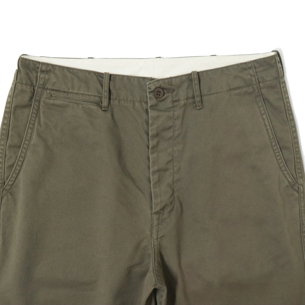 SCYE BASICS(サイベーシック)Mens Cotton Chino Cloth Military Pants コットン チノ クロス ミリタリー トラウザー【5125-83504】