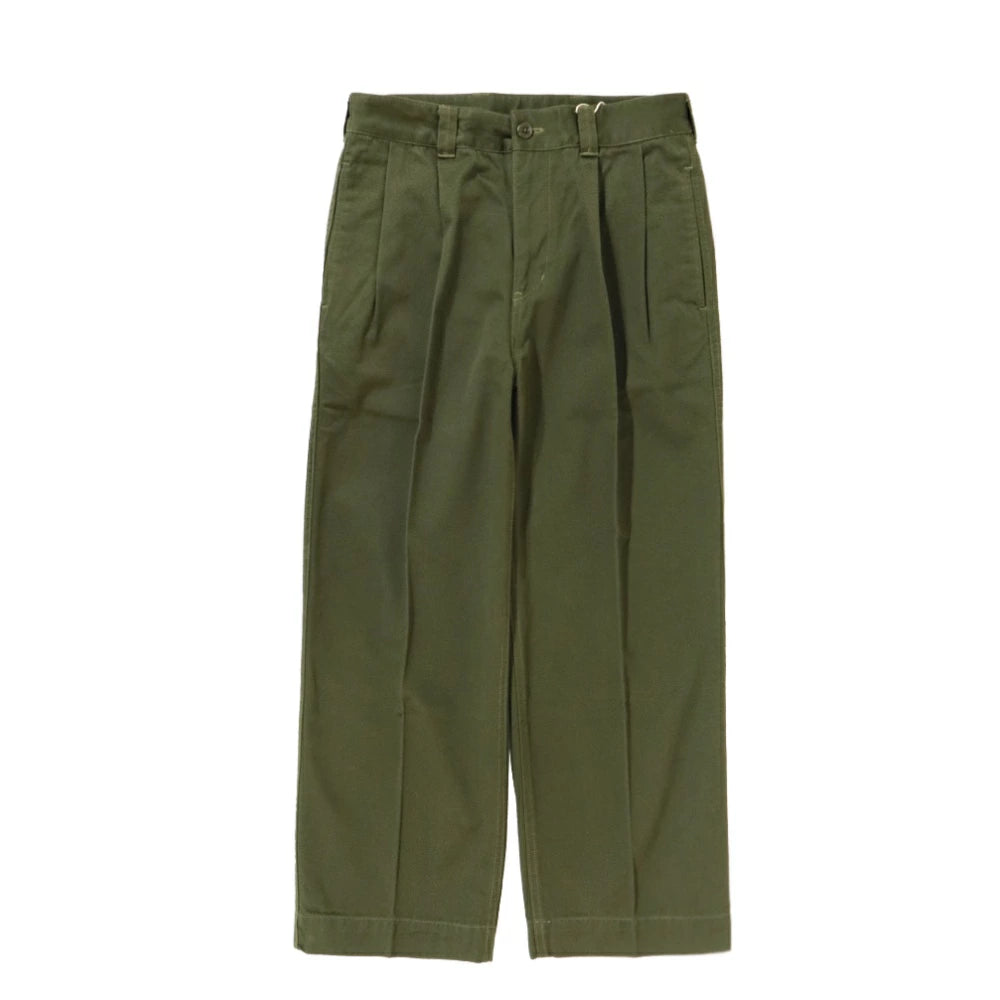 Fidelity(フィデリティ)2TUCK TWILL TROUSERS PANTS 2タック コットンツイル チノ トラウザー【C-25375003-2】