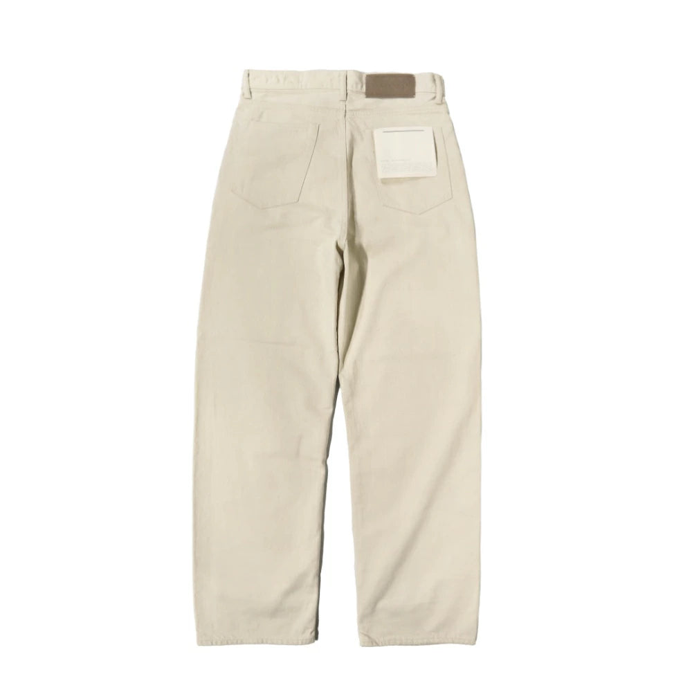 KURO DENIM (クロ デニム) OPTIMA Wide Straight Denim "OFF WHITE" ワイド ストレート デニム オフホワイト【964029】