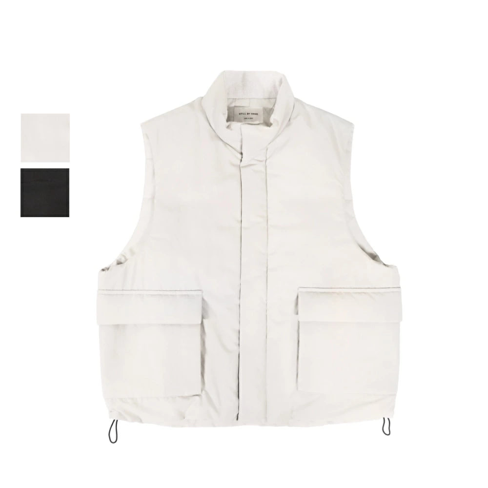 STILL BY HAND(スティル バイ ハンド)Stand collar Padded Vest