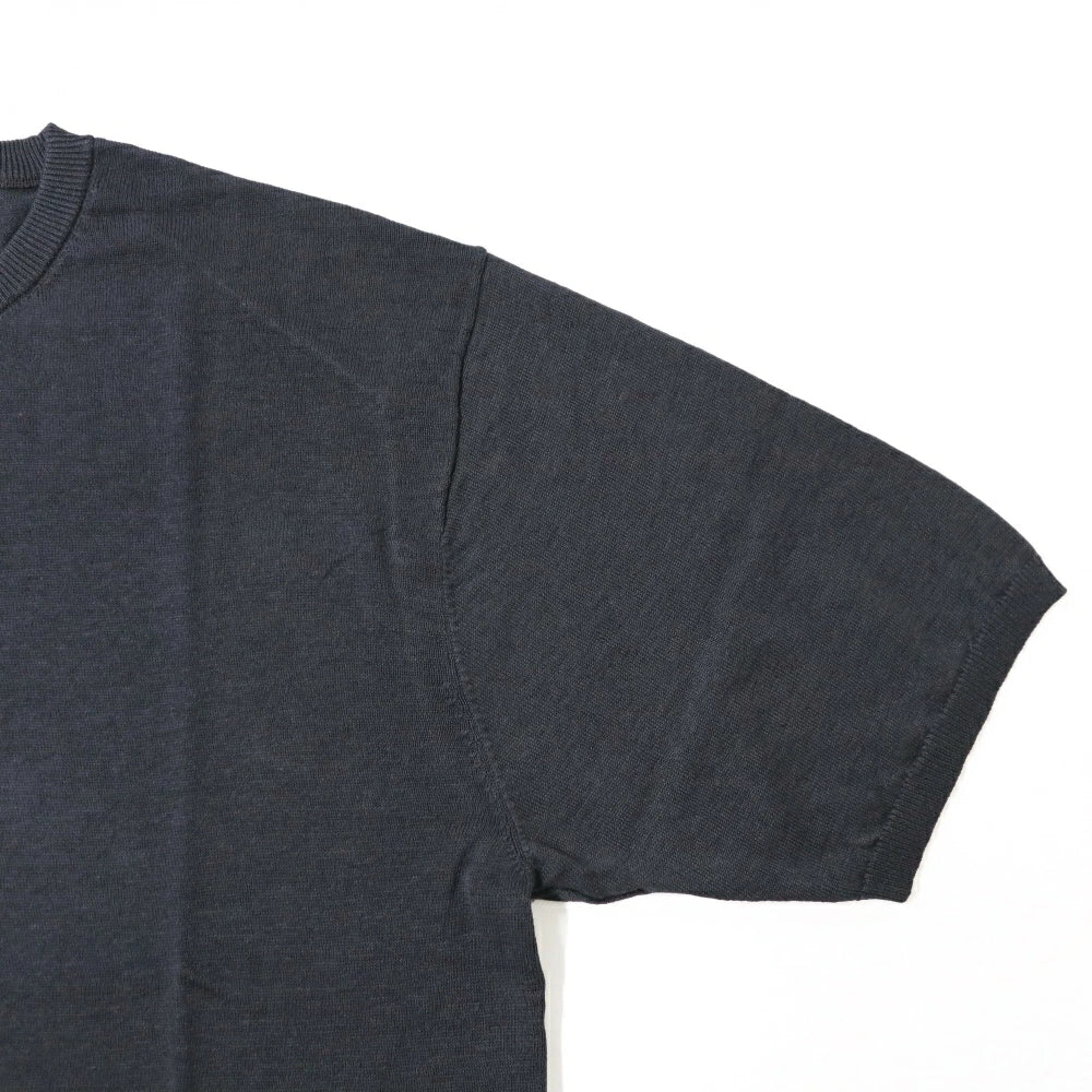 STILL BY HAND(スティル バイ ハンド)Linen/Cotton Knit Tee リネン/コットン ニットT【KN03262】