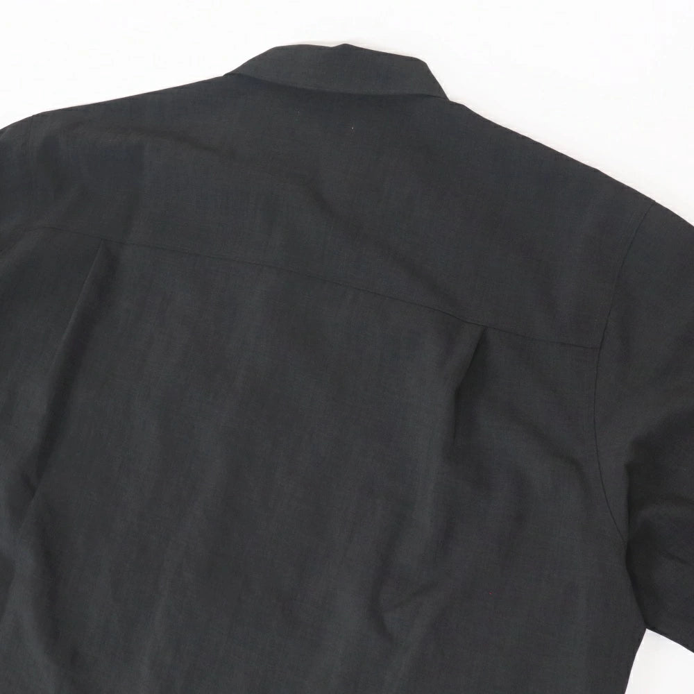 LAMOND(ラモンド)Shari Shirts ハイツイスト ポリエステル オープンカラーシャツ"26SS"【LM-S-083-UM】