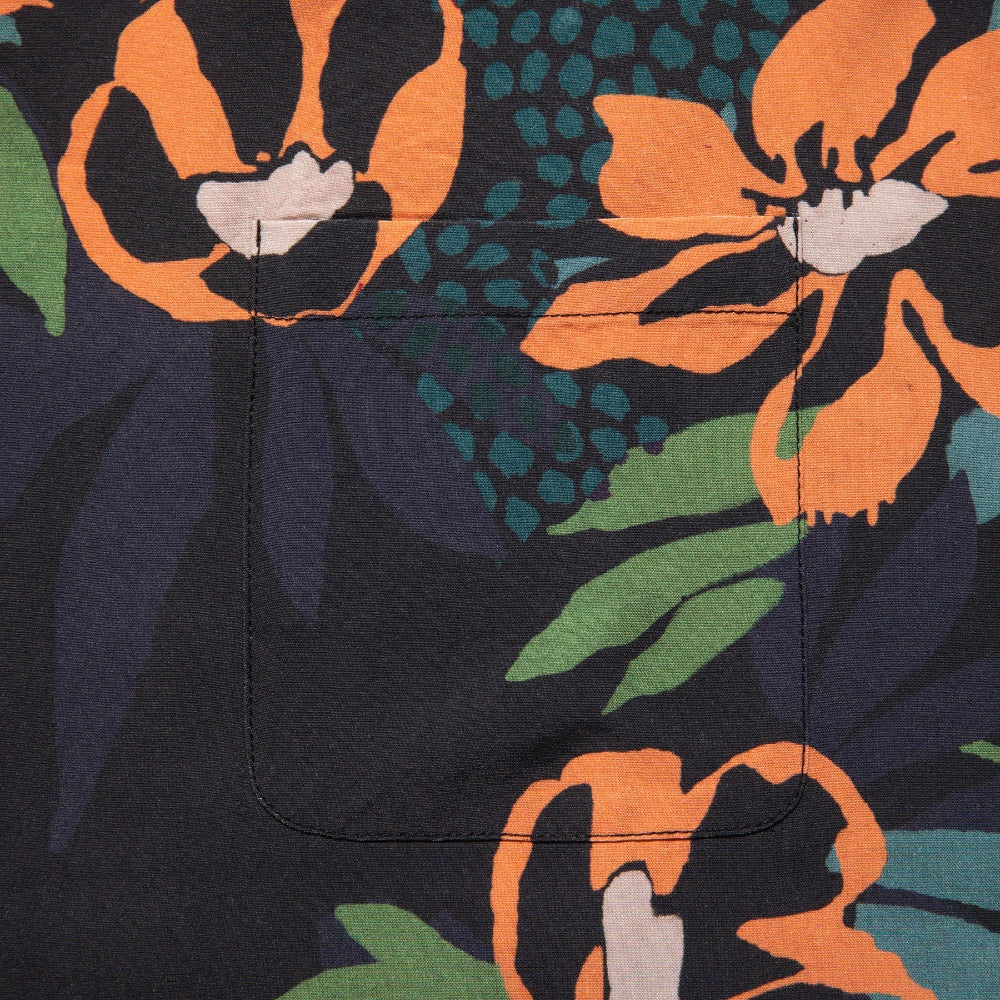 ROARK REVIVAL(ロアーク リバイバル)"JOURNEY TAHITI NUI" S/S WOVEN - COMFORT FIT フラワープリント オープンカラーシャツ