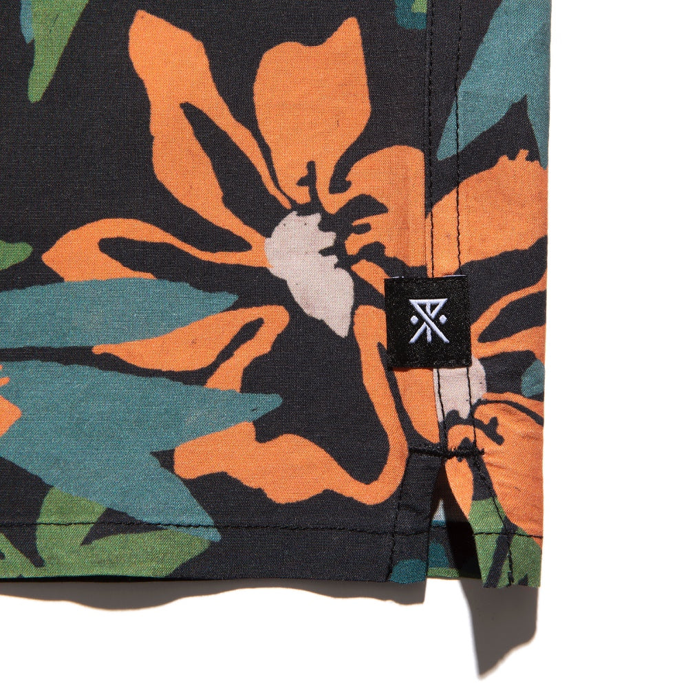 ROARK REVIVAL(ロアーク リバイバル)"JOURNEY TAHITI NUI" S/S WOVEN - COMFORT FIT フラワープリント オープンカラーシャツ