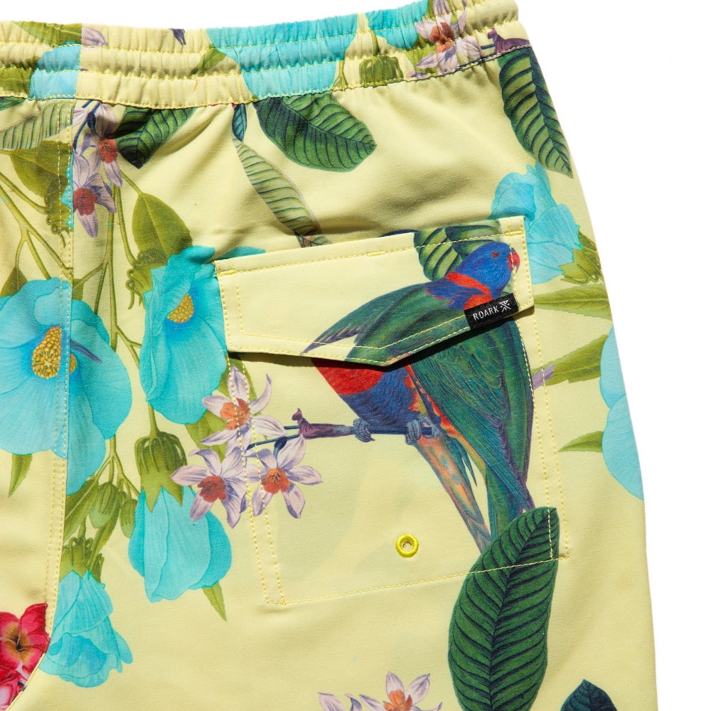 ROARK REVIVAL(ロアーク リバイバル)SHOREY 16" MANU FLORAL - HYBRID "MANU"プリント ボードショーツ