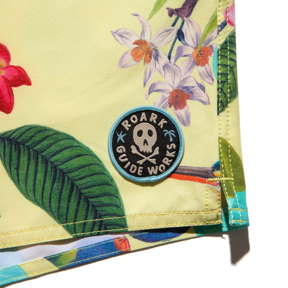 ROARK REVIVAL(ロアーク リバイバル)SHOREY 16" MANU FLORAL - HYBRID "MANU"プリント ボードショーツ