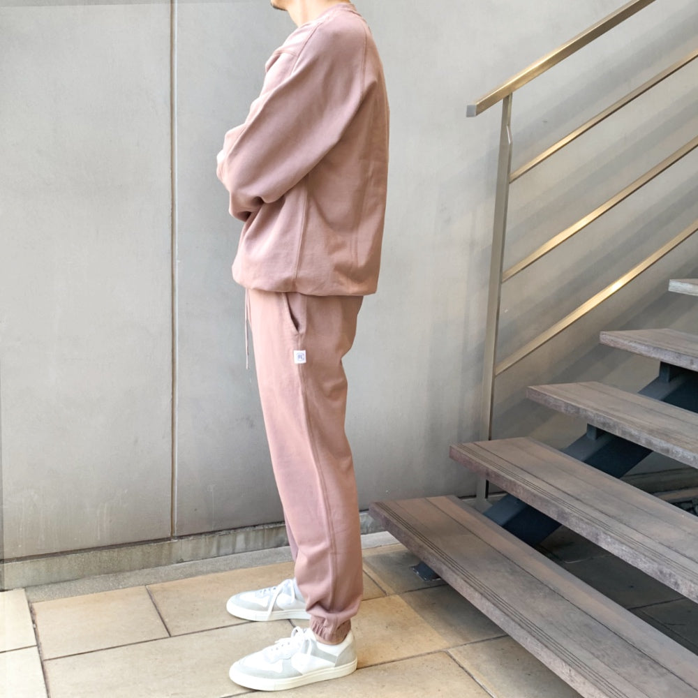 REIGNING CHAMP (レイニング チャンプ) Midweight Terry Cuffed SweatPants ミッドウェイトテリー スウェットパンツ "Desert Rose"