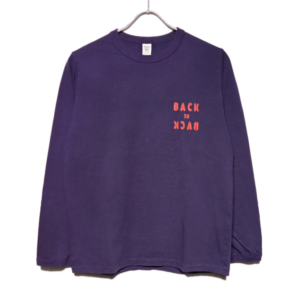 Jackman(ジャックマン)The Back L/S T-Shirt ベースボールスラング L/S Tシャツ