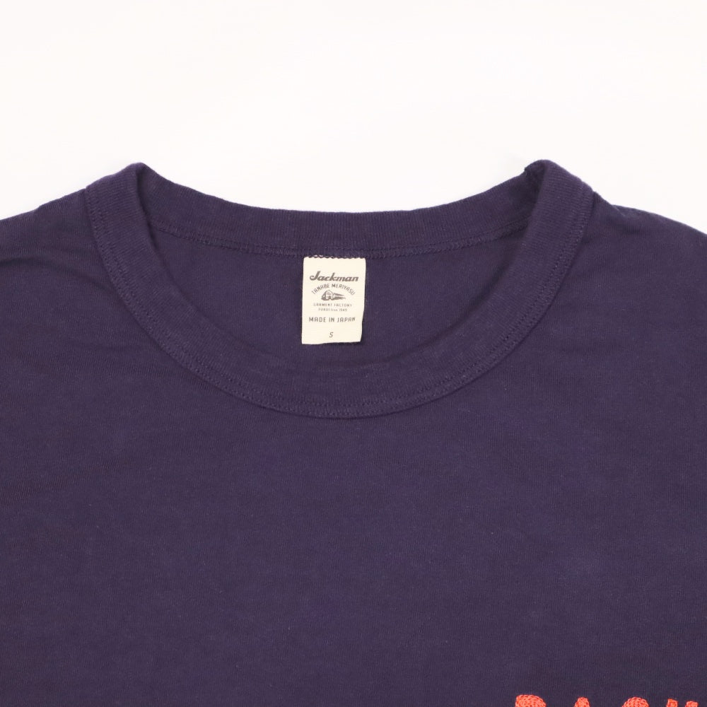 Jackman(ジャックマン)The Back L/S T-Shirt ベースボールスラング L/S Tシャツ