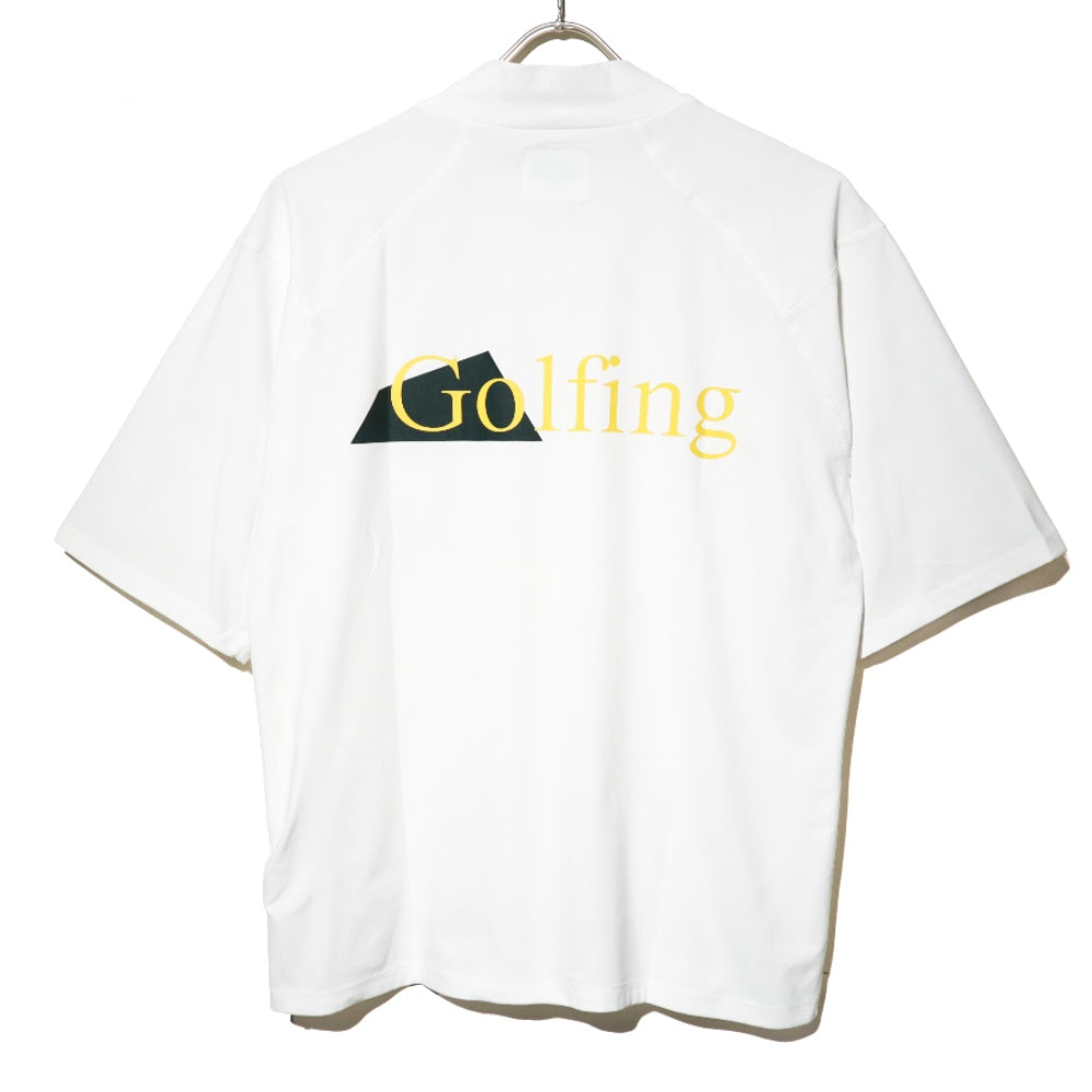 SALVAGE PUBLIC Kolepa(サルベージ パブリック コレパ)SURF Mockneck Shortsleeve(Double quilt) ダブルキルト プリント モックネックTシャツ