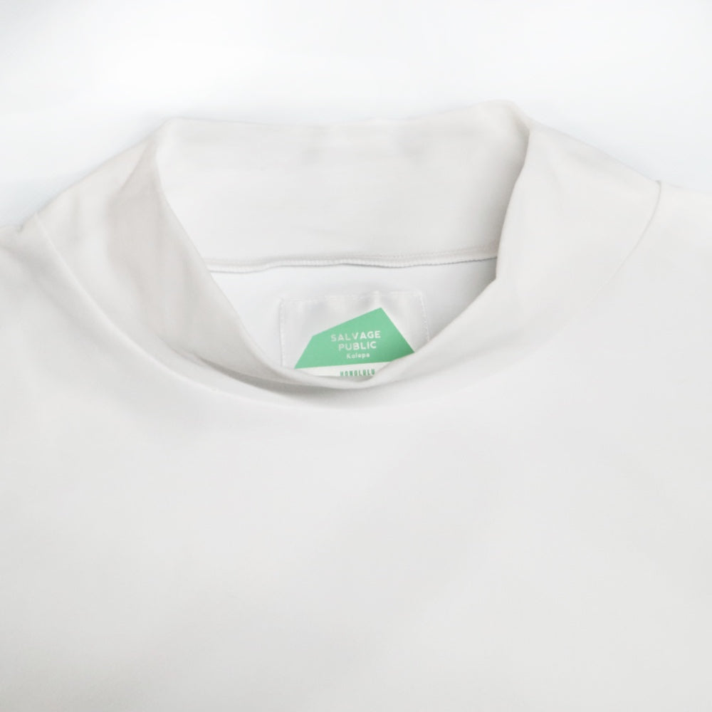 SALVAGE PUBLIC Kolepa(サルベージ パブリック コレパ)SURF Mockneck Shortsleeve(Double quilt) ダブルキルト プリント モックネックTシャツ
