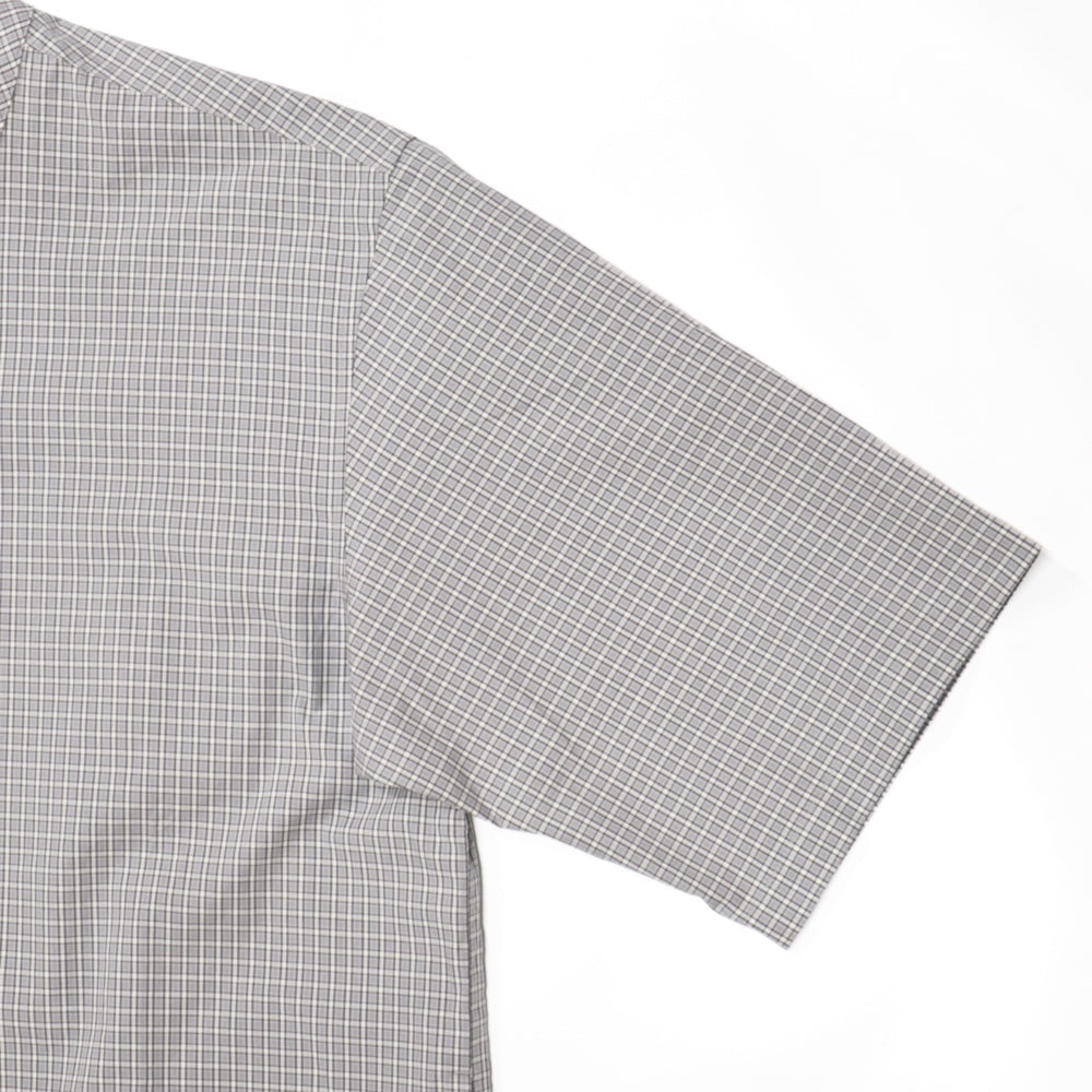 LAMOND(ラモンド)Band Collar Check Shirts Jacket