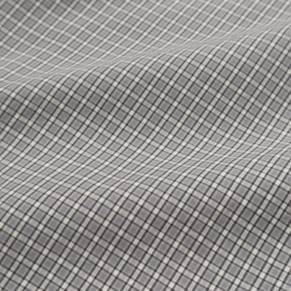 LAMOND(ラモンド)Band Collar Check Shirts Jacket
