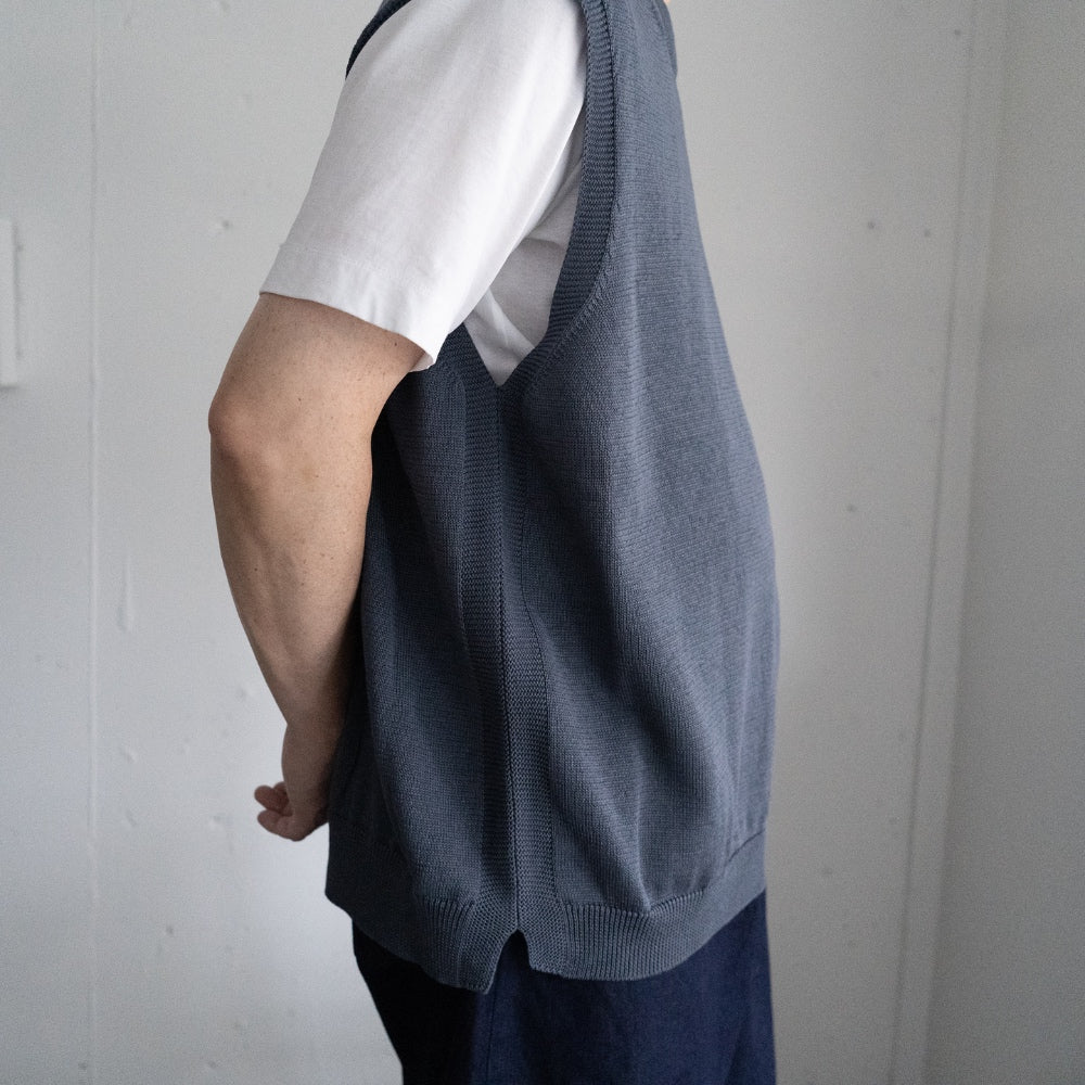 STILL BY HAND(スティル バイ ハンド)コットン ニットベスト