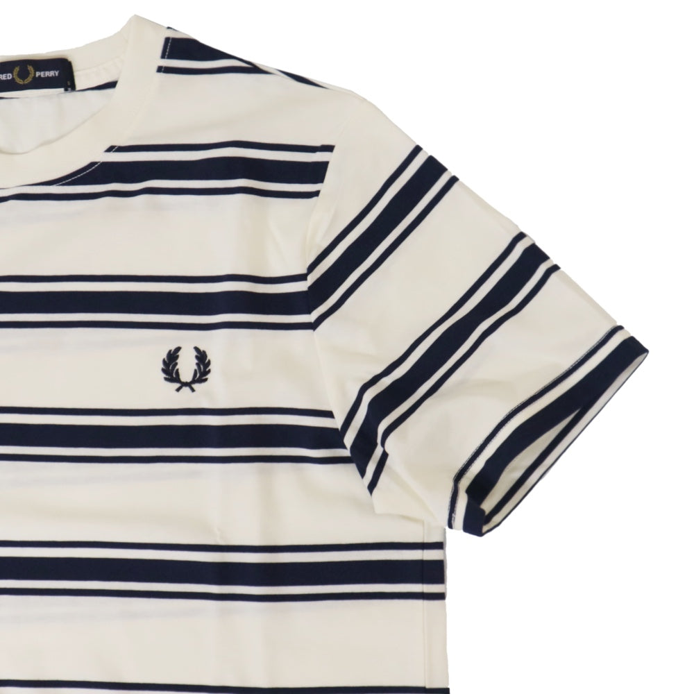 FRED PERRY(フレッドペリー)Fine Stripe T-Shirt ファインストライプ Tシャツ【M9851】
