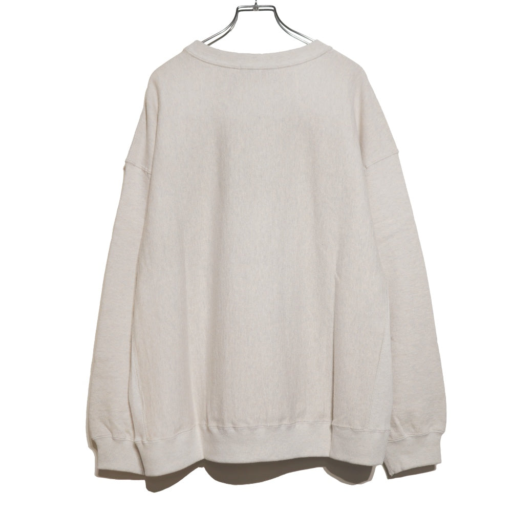 Americana(アメリカーナ)レディース リバースウィーブ クルーネックスウェット【BRF-771A-2】