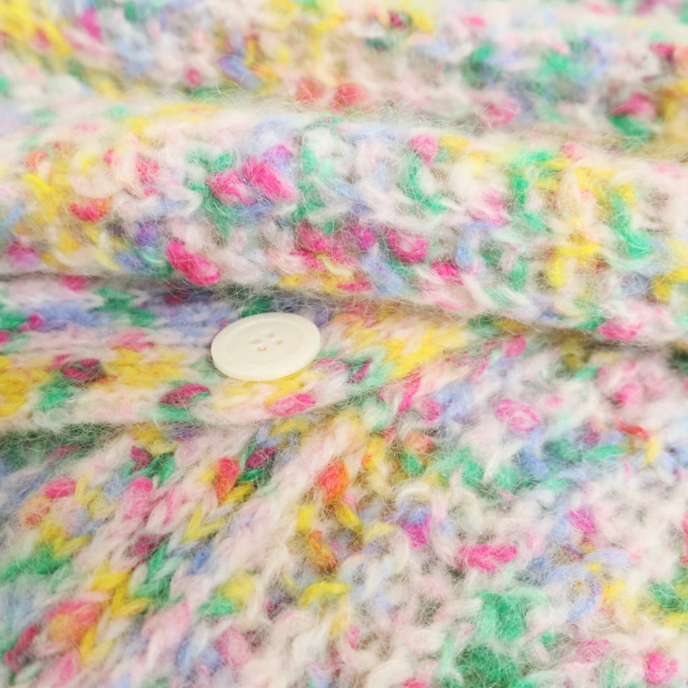 unfil(アンフィル)レディース　スーパーキッドモヘヤ&コットンネップヤーンリブニットカーディガン "SUPERKID MOHAIR & COTTON NEP YARN RIBBED-KNIT C/D"【WVFL-UW111】