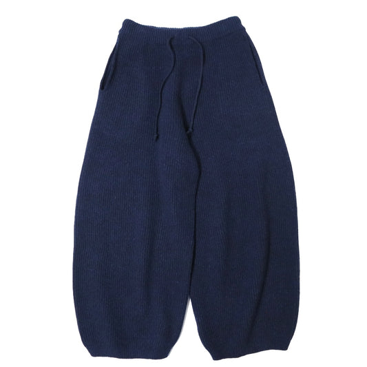 unfil(アンフィル)ウールコットン&エクストラファインラムウール　リブニットワイドパンツ "WOOLEN COTTON & EX.FINE LAMBS WOOL RIBBED-KNIT WIDE PANTS" 【WVFL-UW124】