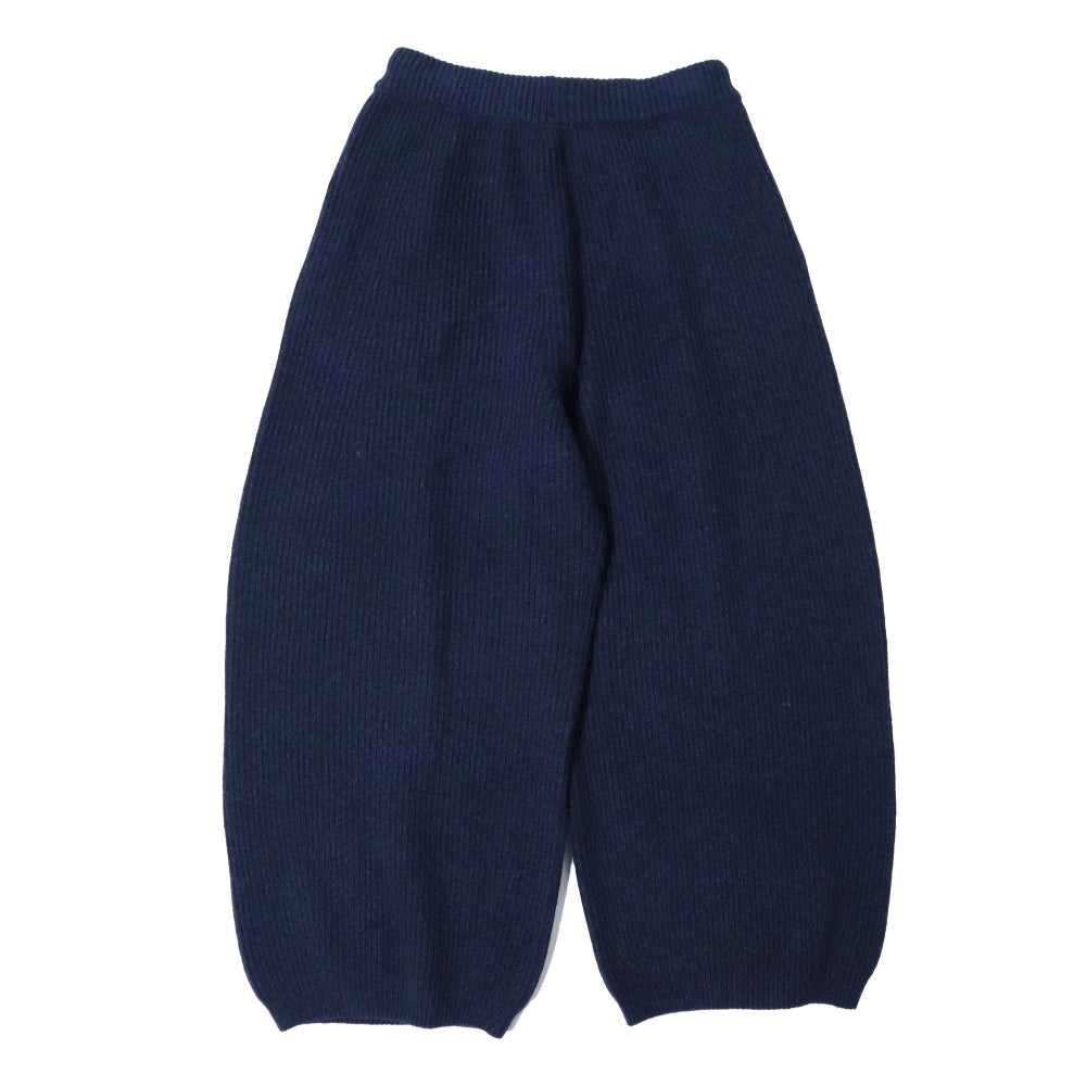 unfil(アンフィル)ウールコットン&エクストラファインラムウール　リブニットワイドパンツ "WOOLEN COTTON & EX.FINE LAMBS WOOL RIBBED-KNIT WIDE PANTS" 【WVFL-UW124】