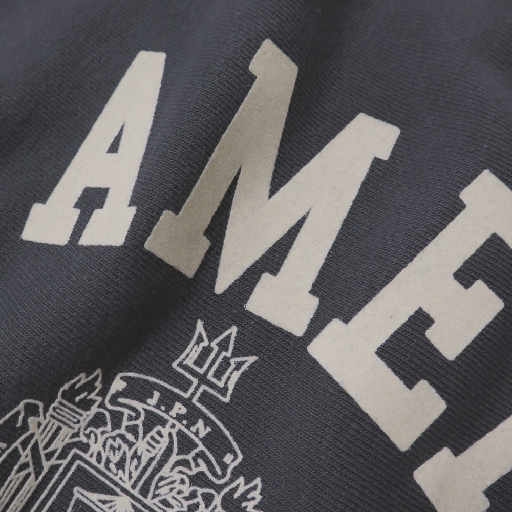 Americana(アメリカーナ)レディース リバースウィーブ クルーネックスウェット【BRF-771A-1】