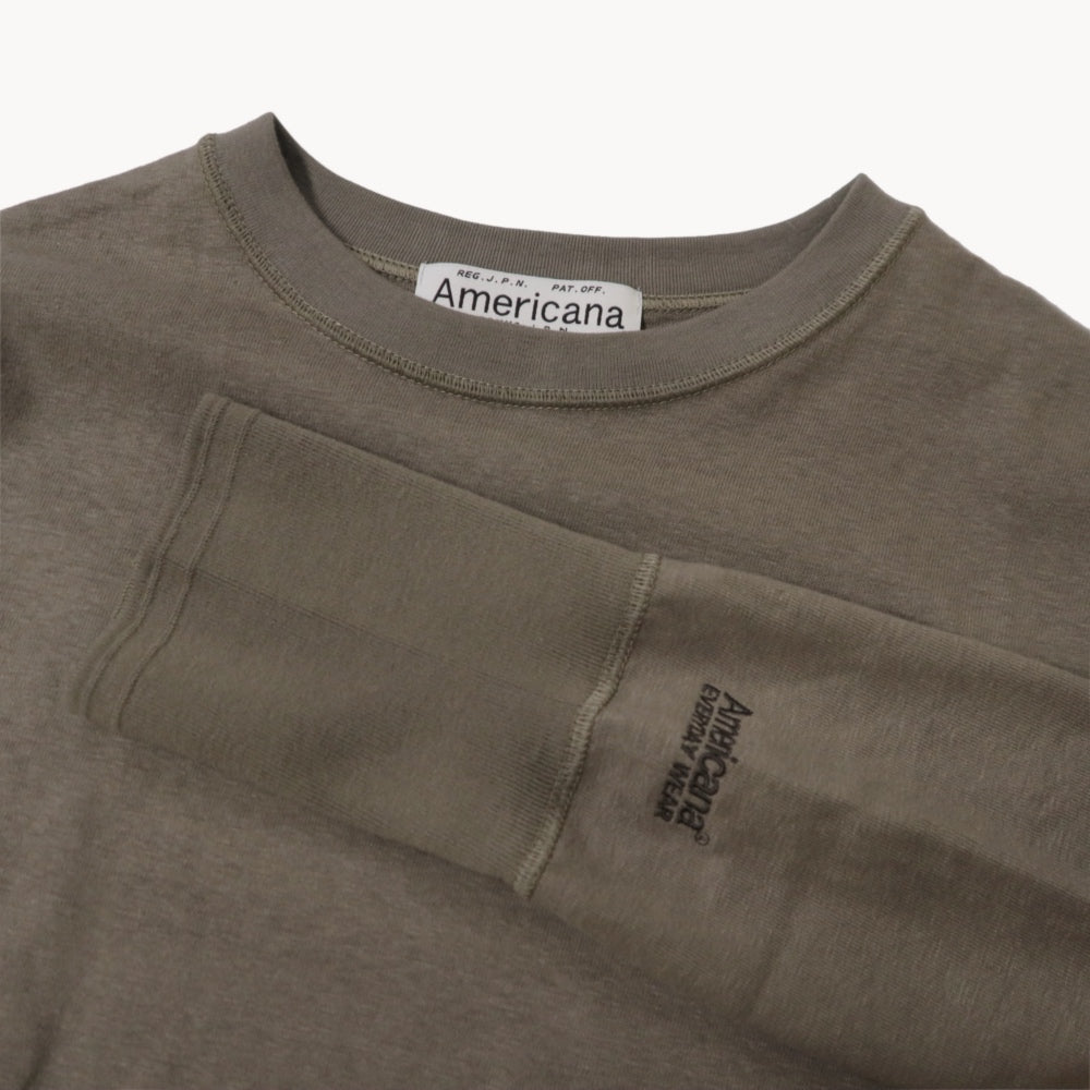 Americana(アメリカーナ)レディース　アメリカーナ　ロングTシャツ【BRF-791A】