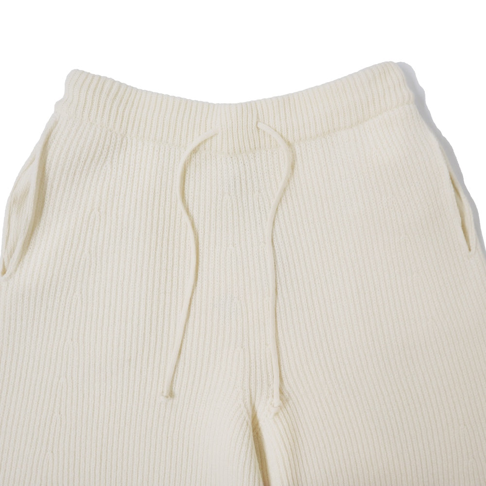 unfil(アンフィル)ウールコットン&エクストラファインラムウール　リブニットワイドパンツ "WOOLEN COTTON & EX.FINE LAMBS WOOL RIBBED-KNIT WIDE PANTS" 【WVFL-UW124】