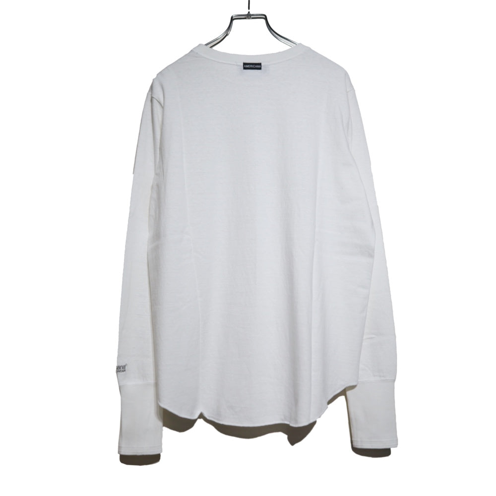 Americana(アメリカーナ)レディース　アメリカーナ　ロングTシャツ【BRF-791A】