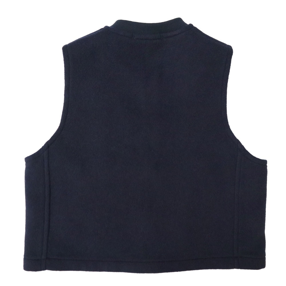 unfil(アンフィル)レディース　UNFIL WOOL BLEND DOUBLE FACE ZIP-UP VEST 【LONDON TRADITION×UNFIL】ダブルフェイス ジップベスト【WVFL-UW133】