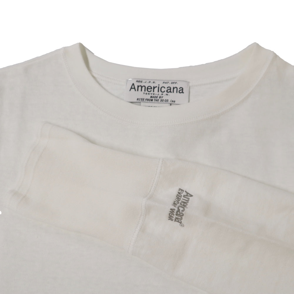 Americana(アメリカーナ)レディース　アメリカーナ　ロングTシャツ【BRF-791A】