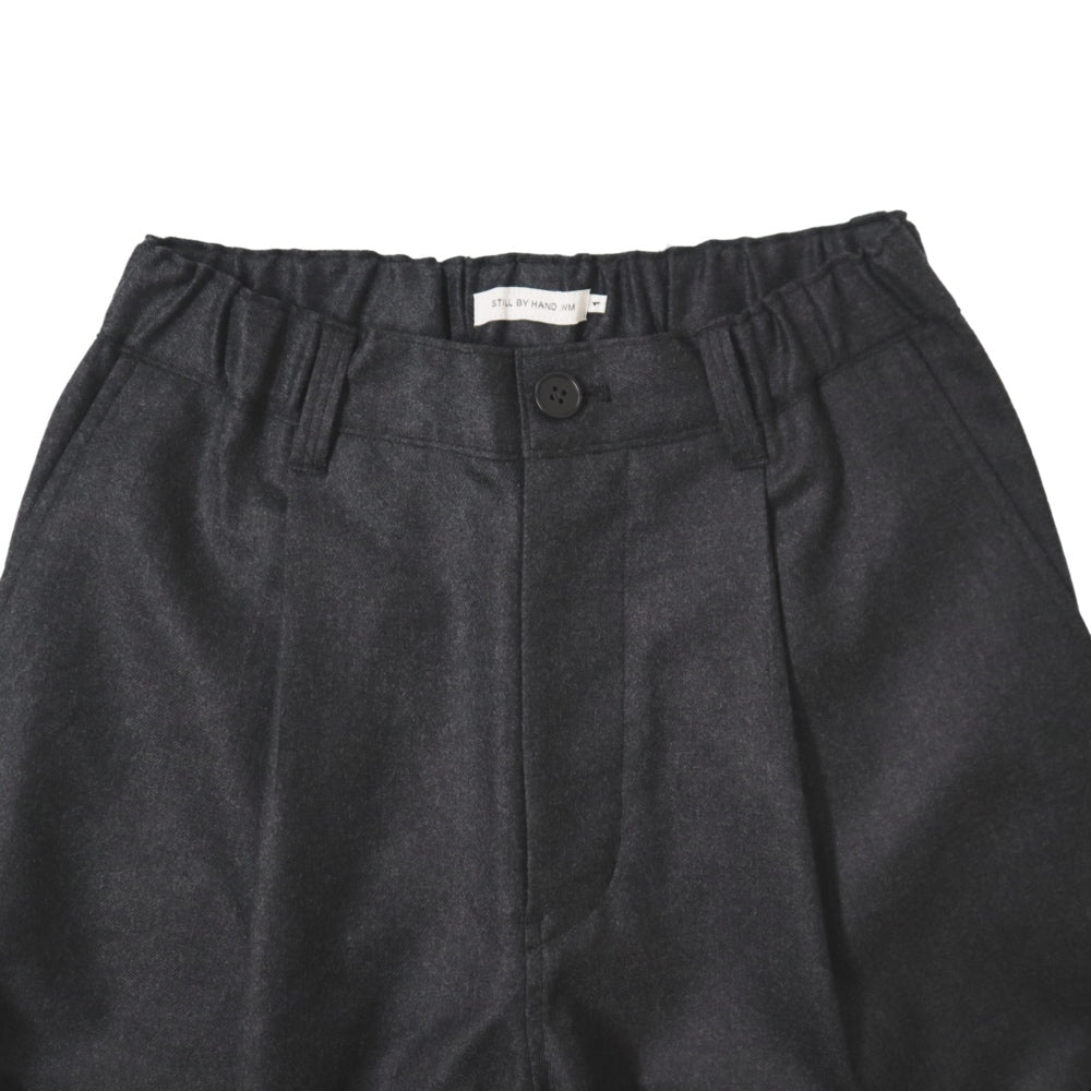 STILL BY HAND(スティル バイ ハンド)washable wool　wide pants ウォッシャブルウールワイドパンツ【PT01254WM】