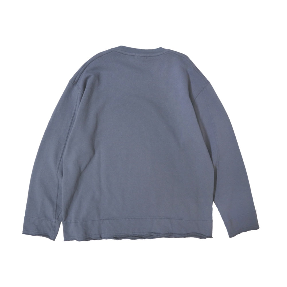 unfil(アンフィル)レディース　コットン オープンエンド ヤーンテリー スウェットシャツ" COTTON OPEN-END YARN TERRY SWEAT SHIRT"【WXSP-UW119】