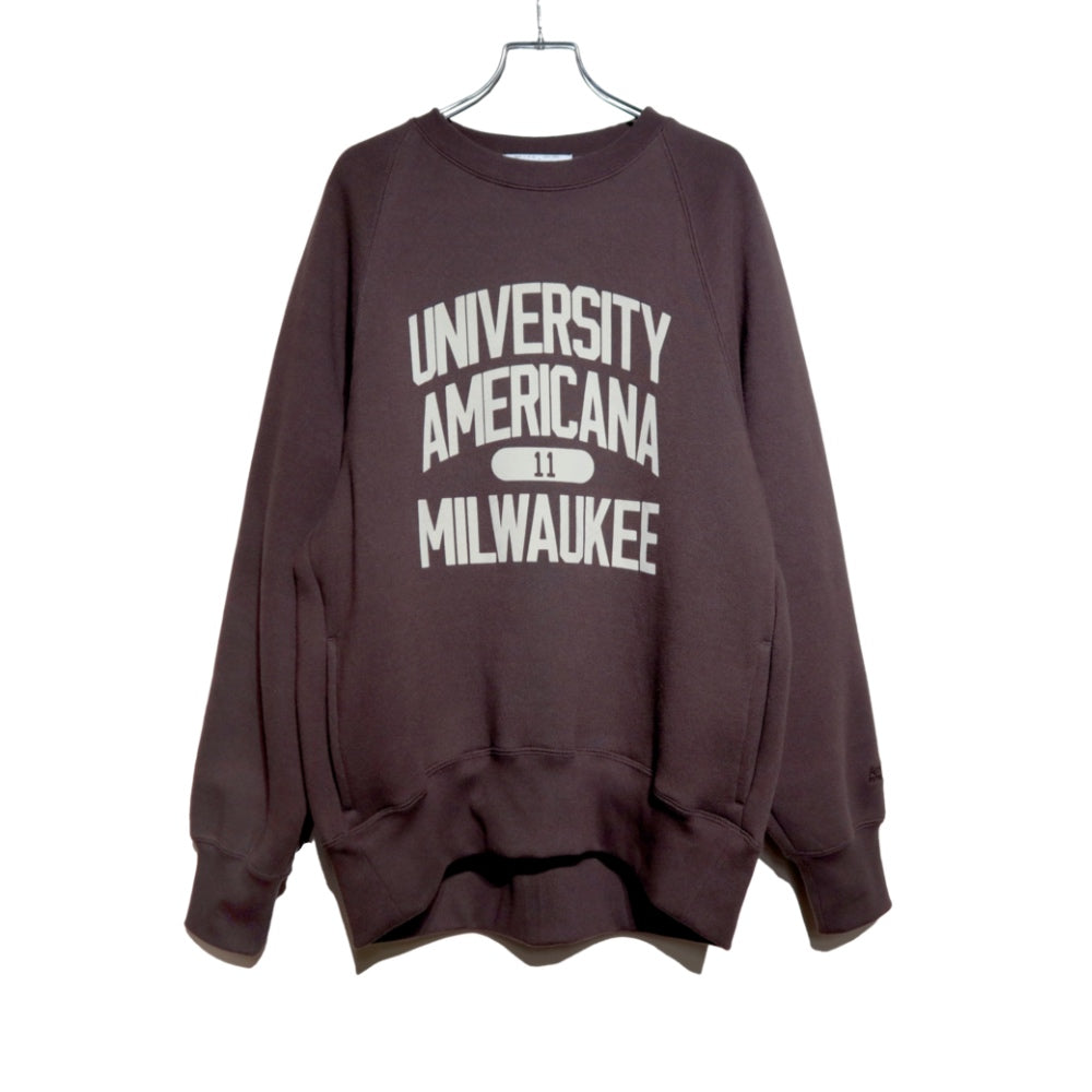 Americana(アメリカーナ)レディース ボリュームスリーブ クルーネックスウェット【BRF-797A-2】