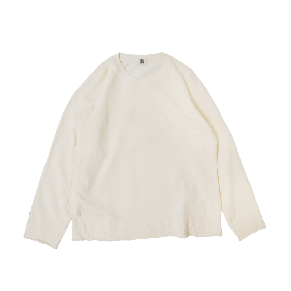 unfil(アンフィル)レディース　コットン オープンエンド ヤーンテリー スウェットシャツ" COTTON OPEN-END YARN TERRY SWEAT SHIRT"【WXSP-UW119】