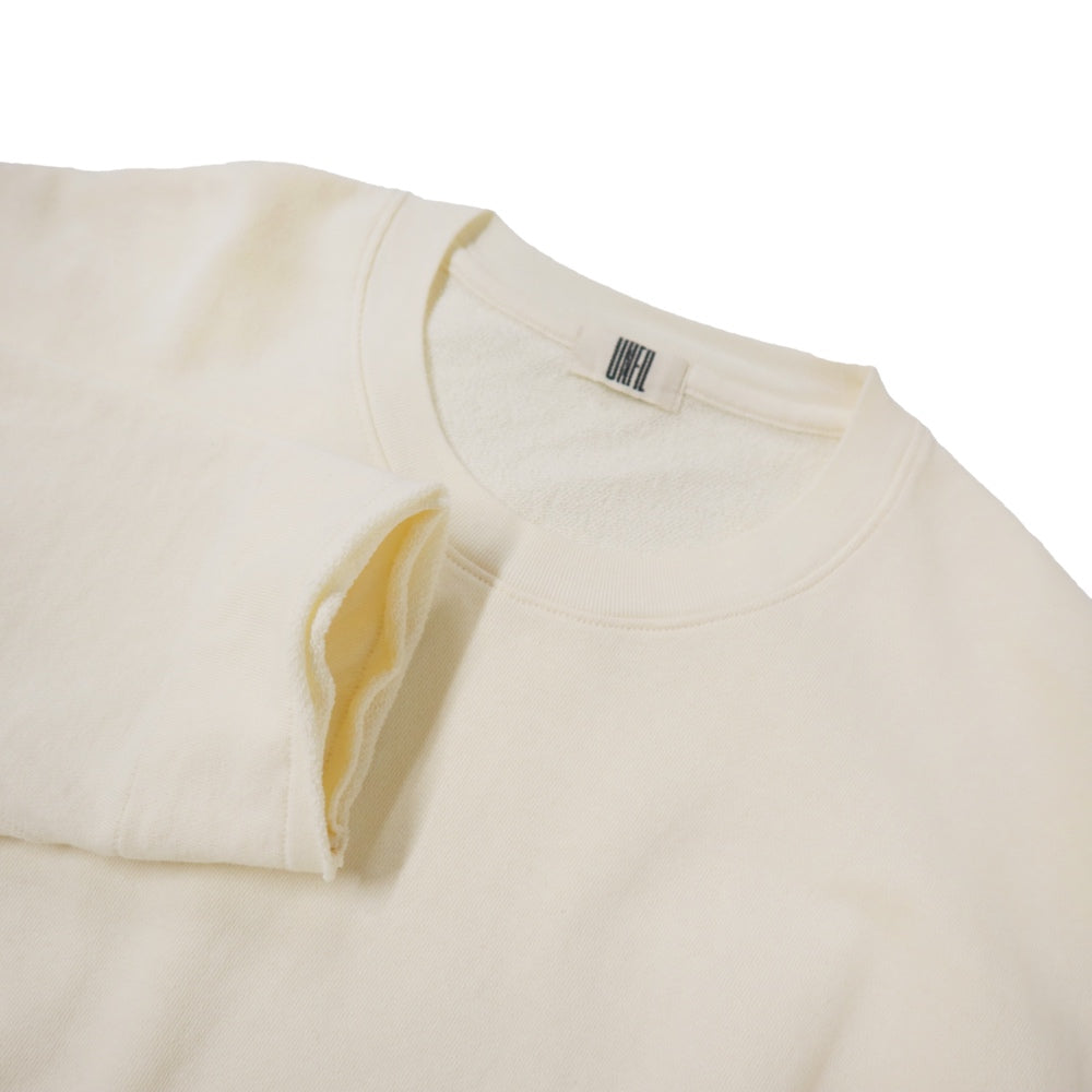 unfil(アンフィル)レディース　コットン オープンエンド ヤーンテリー スウェットシャツ" COTTON OPEN-END YARN TERRY SWEAT SHIRT"【WXSP-UW119】