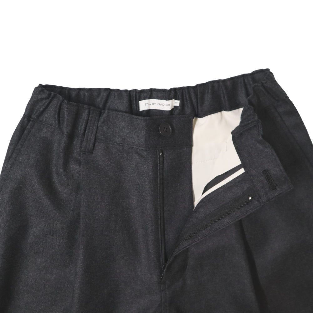 STILL BY HAND(スティル バイ ハンド)washable wool　wide pants ウォッシャブルウールワイドパンツ【PT01254WM】