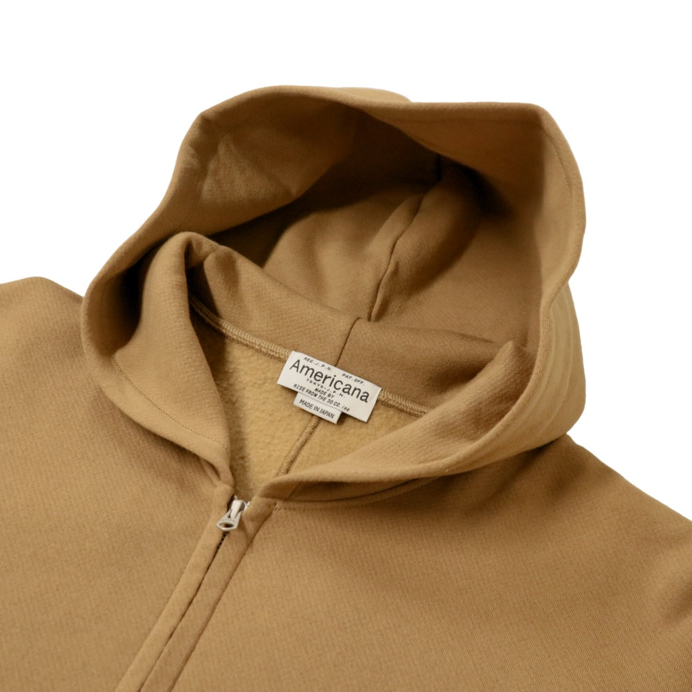 Americana(アメリカーナ)レディース ワイド フルジップ フーディー【BRF-803A】