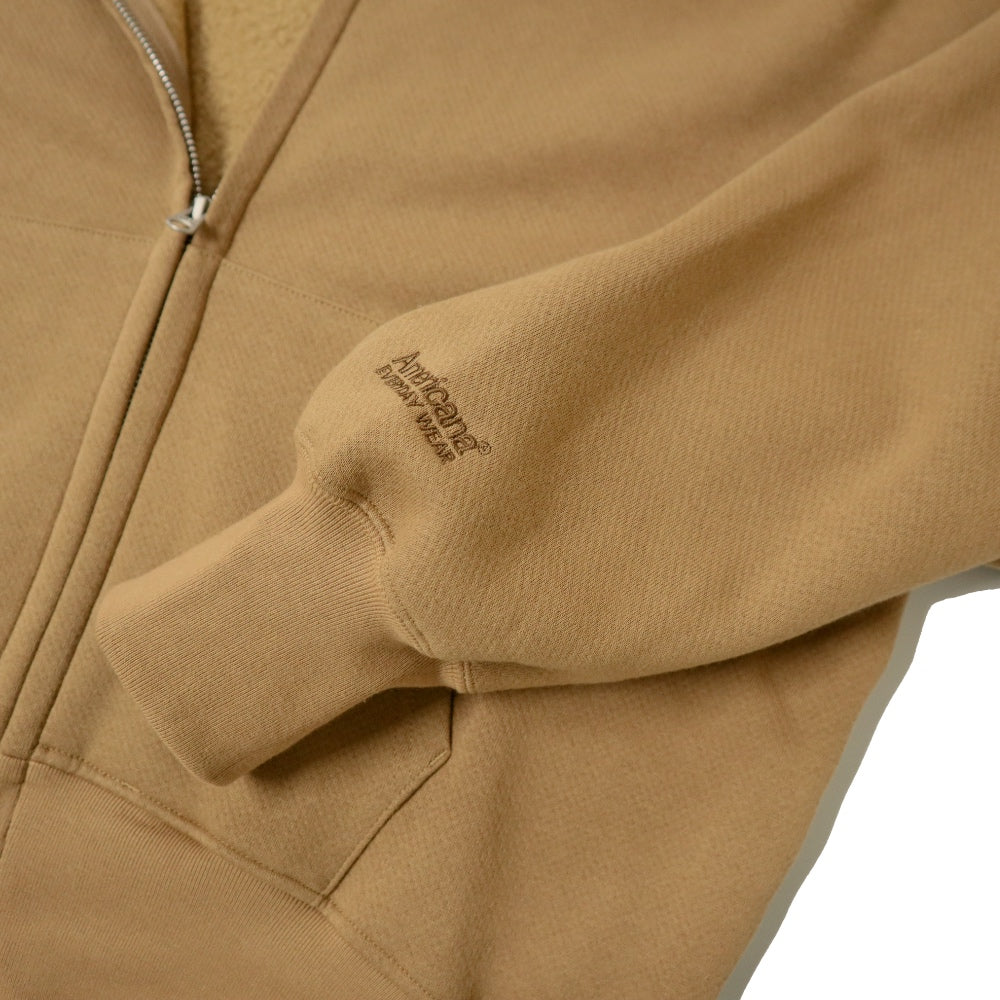 Americana(アメリカーナ)レディース ワイド フルジップ フーディー【BRF-803A】