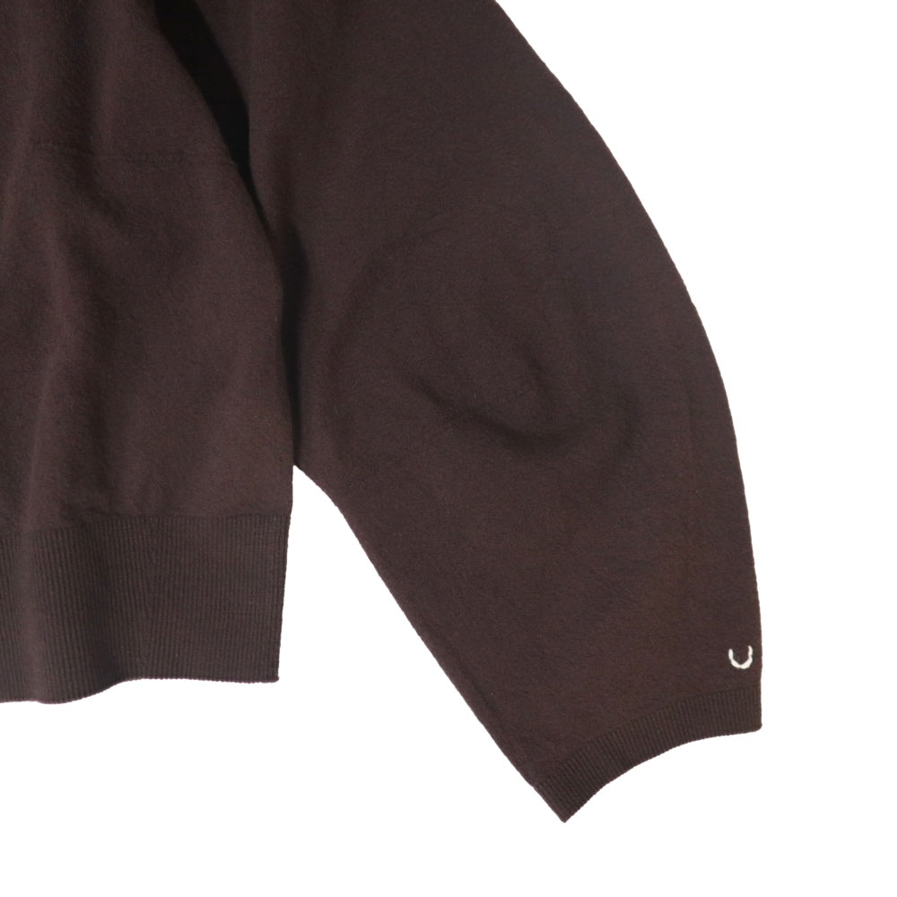 unfil(アンフィル)レディース　ストレッチ オーガニックコットン クルーネック カーディガン "STRETCH ORGANIC COTTON CREW-NECK C/D"【WXSP-UW115】