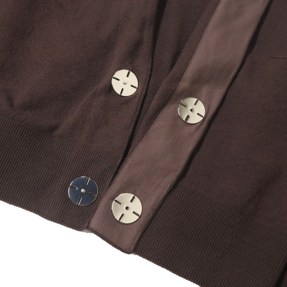 unfil(アンフィル)レディース　ストレッチ オーガニックコットン クルーネック カーディガン "STRETCH ORGANIC COTTON CREW-NECK C/D"【WXSP-UW115】
