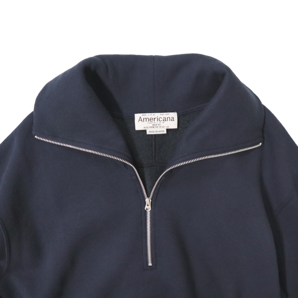 Americana(アメリカーナ)レディース 裏起毛ハーフジップワンピース【BRF-795A】
